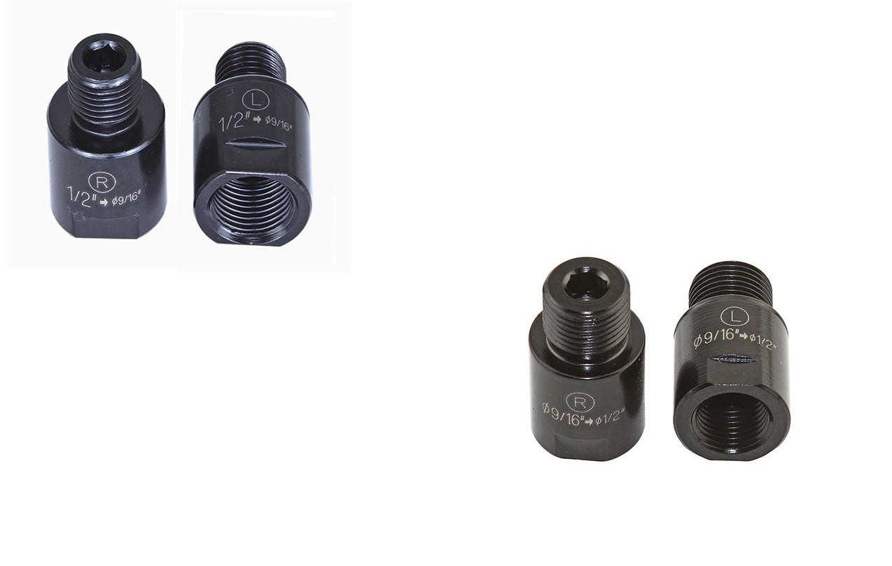 Bicycle Pedal ADAPTERS Converts 1/2″ to 9/16″ OR 9/16″ to 1/2″