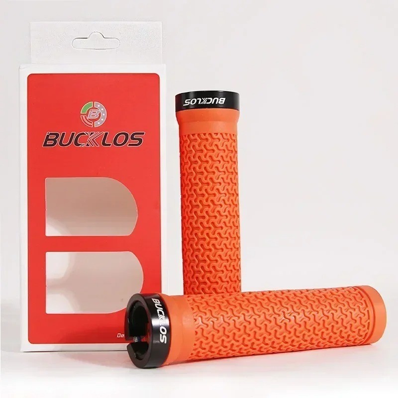 MTB Bicycle Handlebar Grips Rubber Anti-Slip Lock-On BMX Mountain Bike Covers