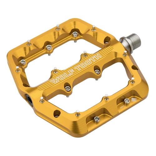 Wolf Tooth Components Waveform Platform Pedal, Large – Gold