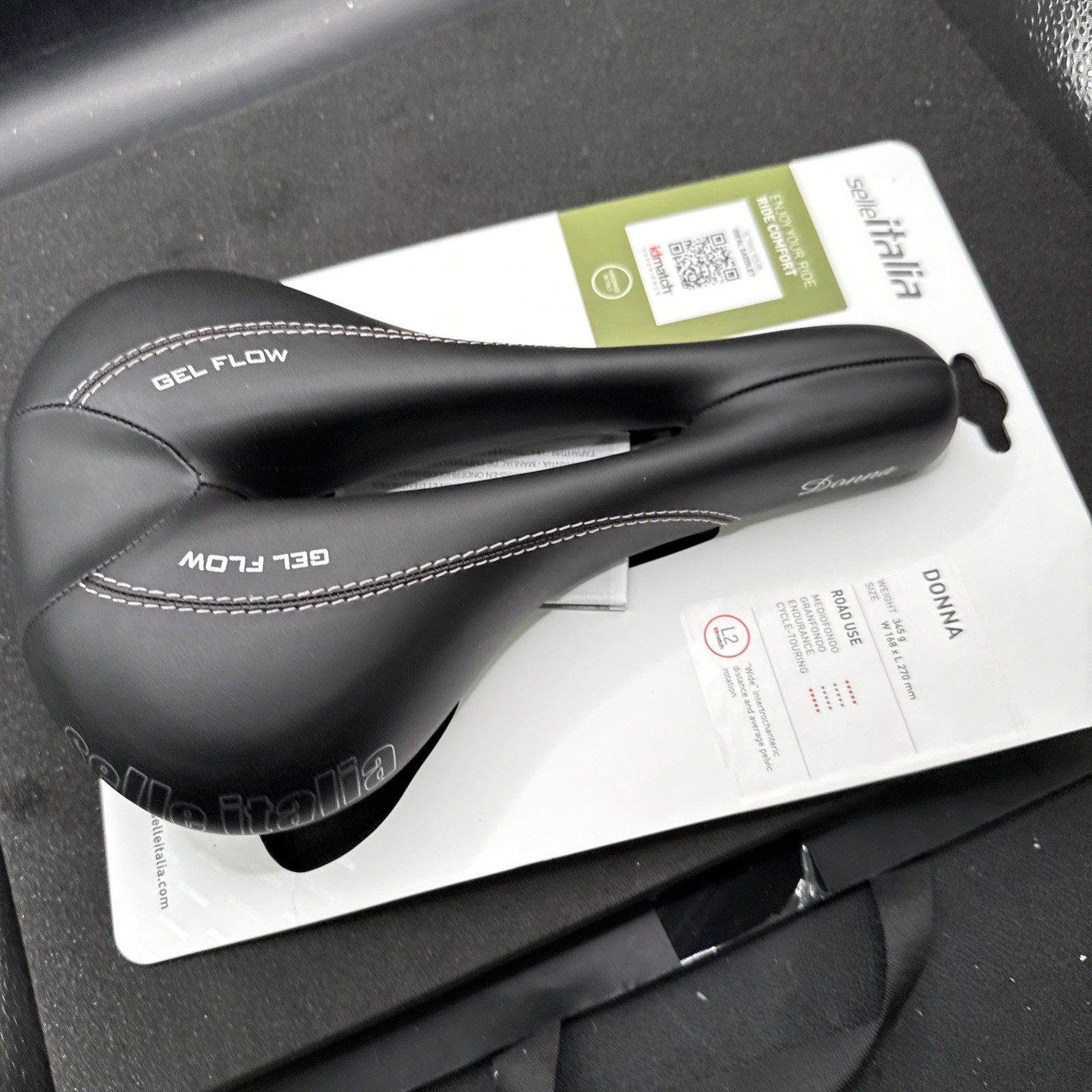 Selle Italia Donn Gel Flow Cycling Saddle Seat 168mm L2 (9419-33)