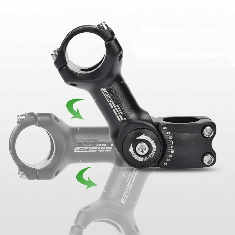25.4/31.8mm Mountain Road Bike Stem Riser Adjustable MTB Bicycle Handlebar NEW