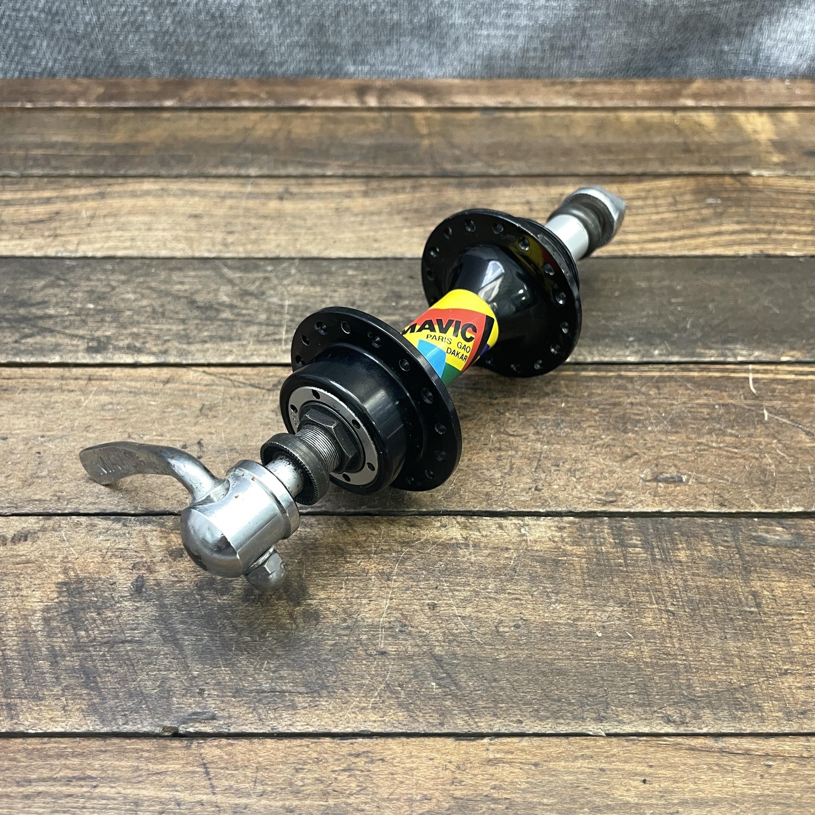 Vintage Mavic Paris Gao Dakar Hub Set 32H 100mm 130mm France Sealed Bearing 32
