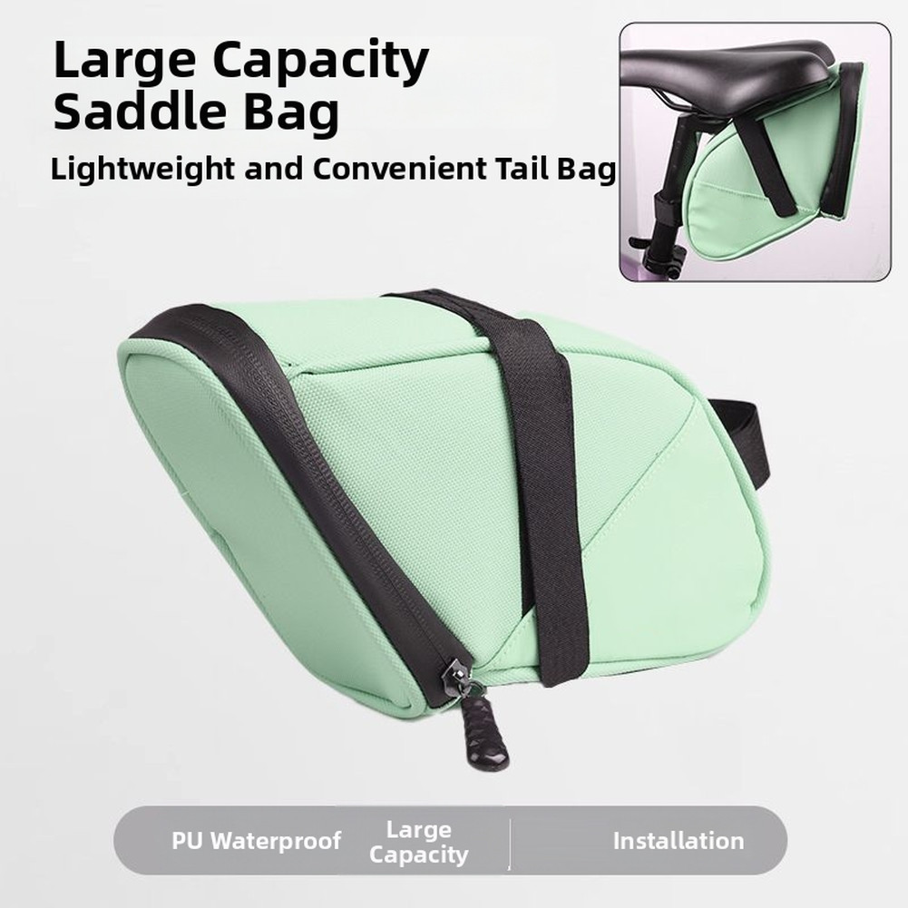 22 x 7.5 x 14 cm Waterproof Tail Bag for Bikes with Secure Quick Release Clip