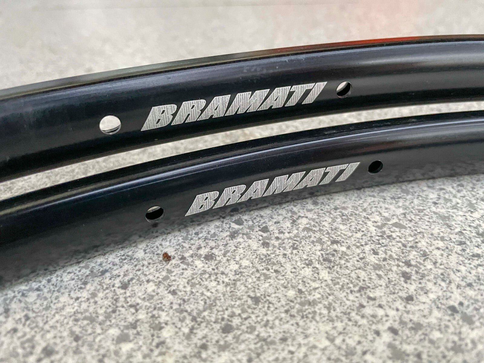 2X DRC FOCUS Rims By Bramati 32H NOS Tubular Rims Rare New Focus 255 Gr. Black