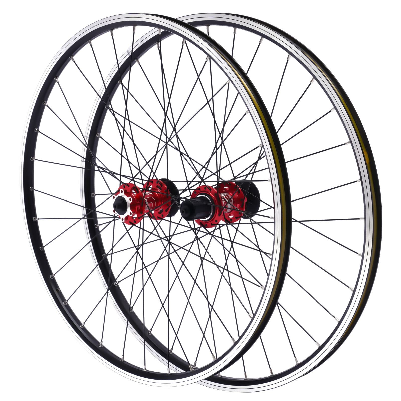 Mountain Bike Wheelset 27.5Inch 12 Speed Aluminum Alloy Rim 27.5 inch, Black