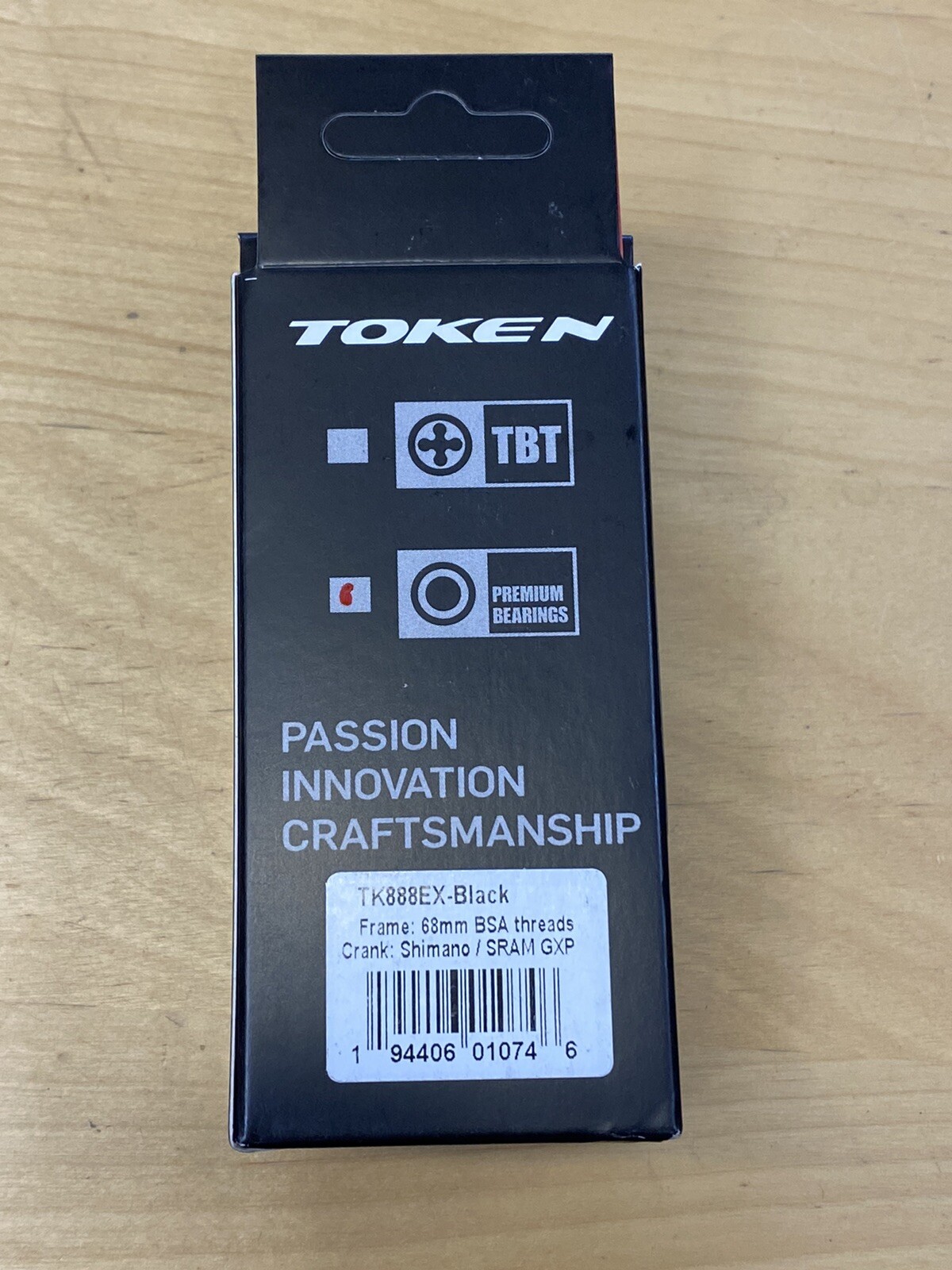 Token TK888 Threaded Bottom Bracket – English, Shimano HollowTech II / SRAM GXP,