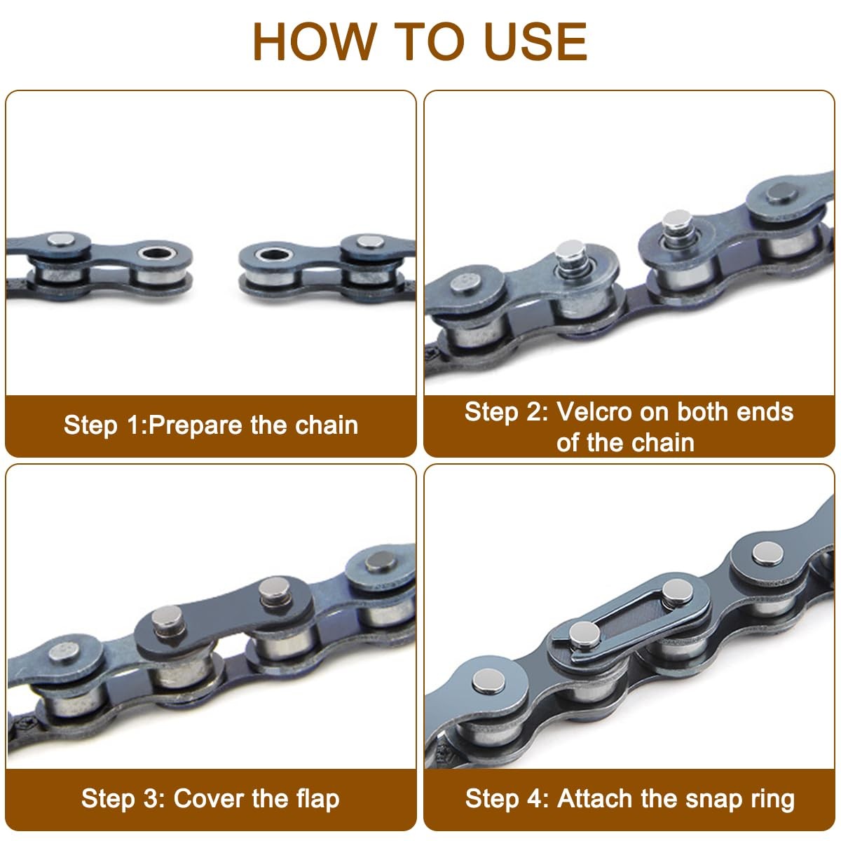 AYWFEY 20 Pairs Bike Chain Master Link for 0.83*0.39*0.32 inch / 2.1*1*0.8 cm