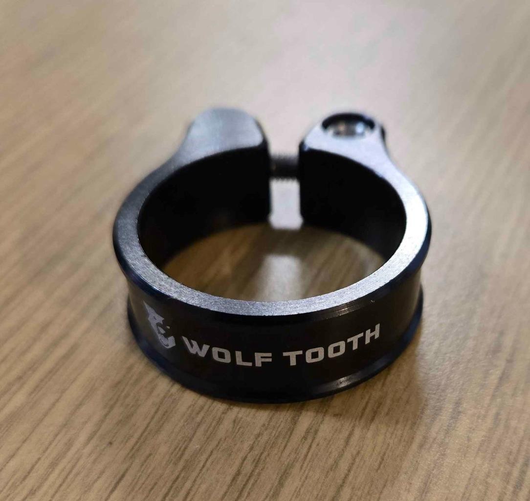 Wolf Tooth Seatpost Clamp 34.9mm Bolt-On for Bicycle Black OPEN PACKAGE