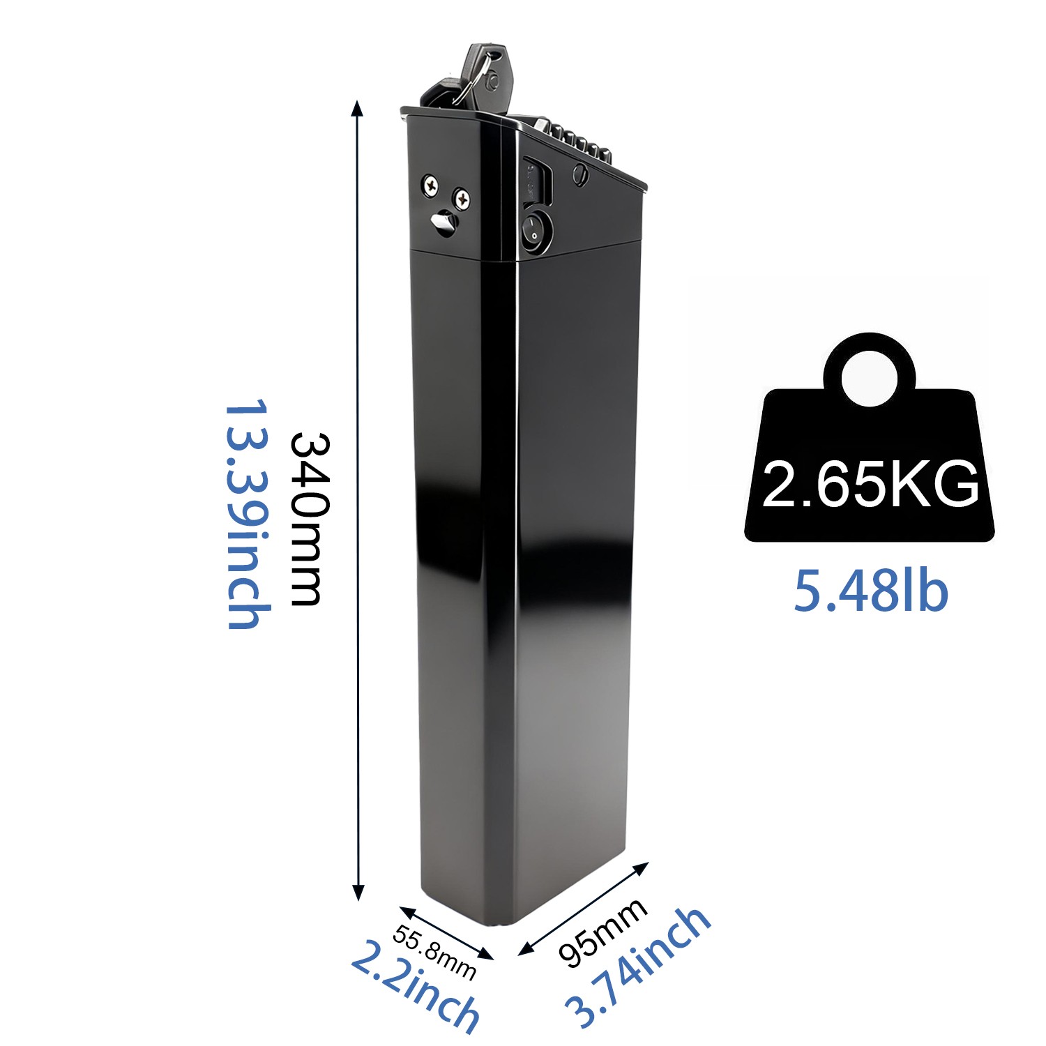 48V Foldable E-Bike Battery Replacement for Jetson Haze Electric Bike HA318 7.5A