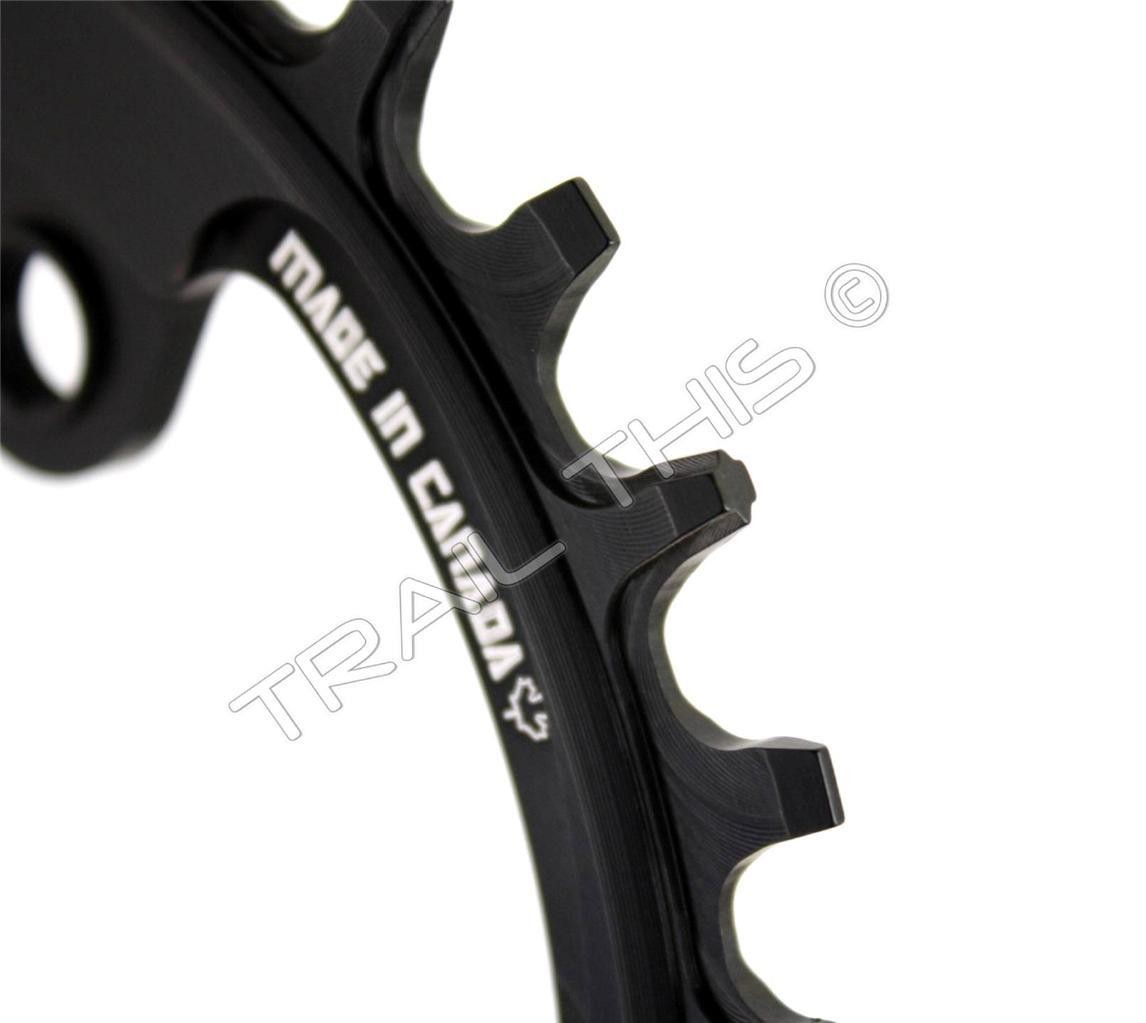 Blackspire 34T 104mm Chainring Narrow-Wide 1×9/10/11-Speed fits SRAM 104mm BCD