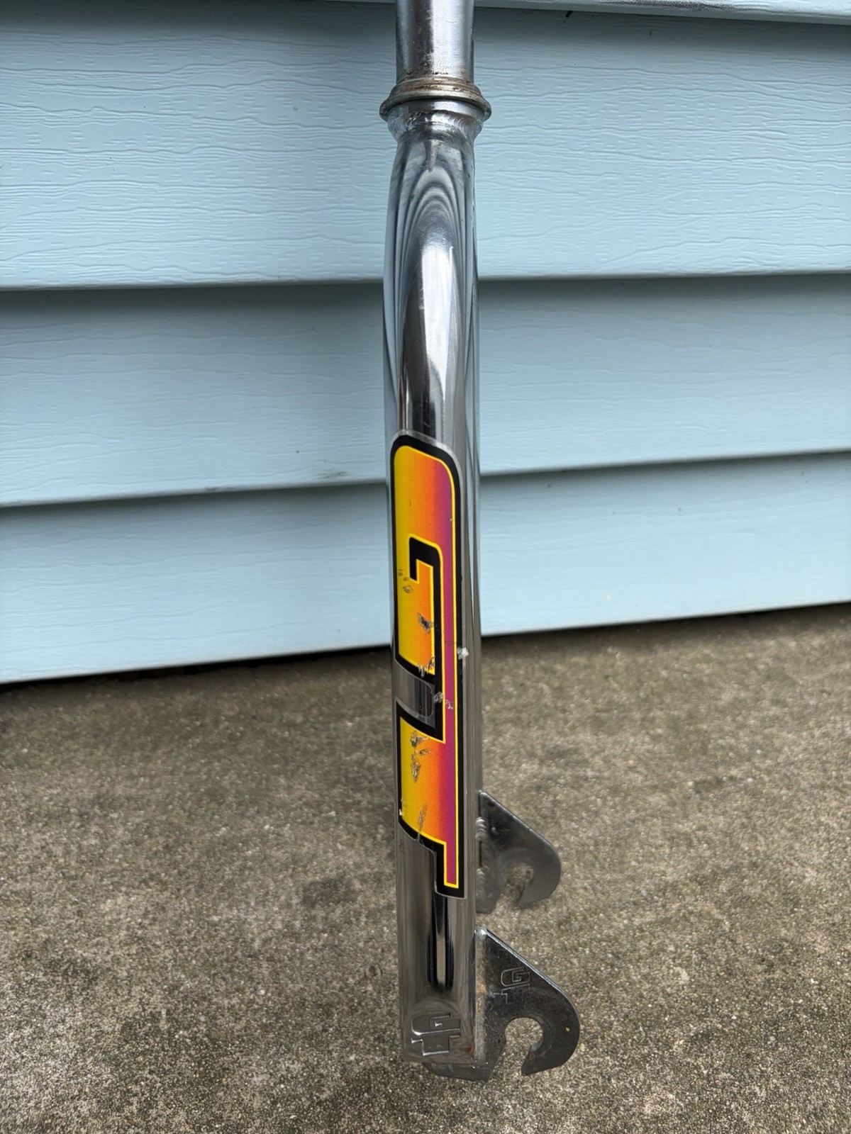 Vintage GT Spinner BMX Fork 20in 1 In Threaded Chrome Old School Forks