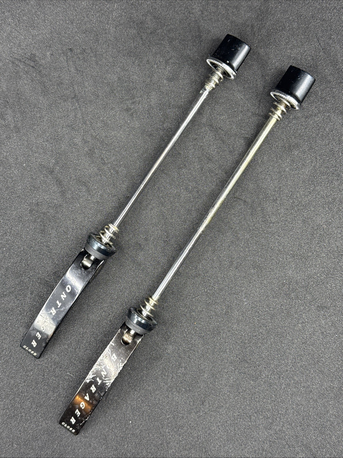 CLASSIC Bontrager Race Lite Stainless 100/130 Quick Release Skewer SET GOOD USED