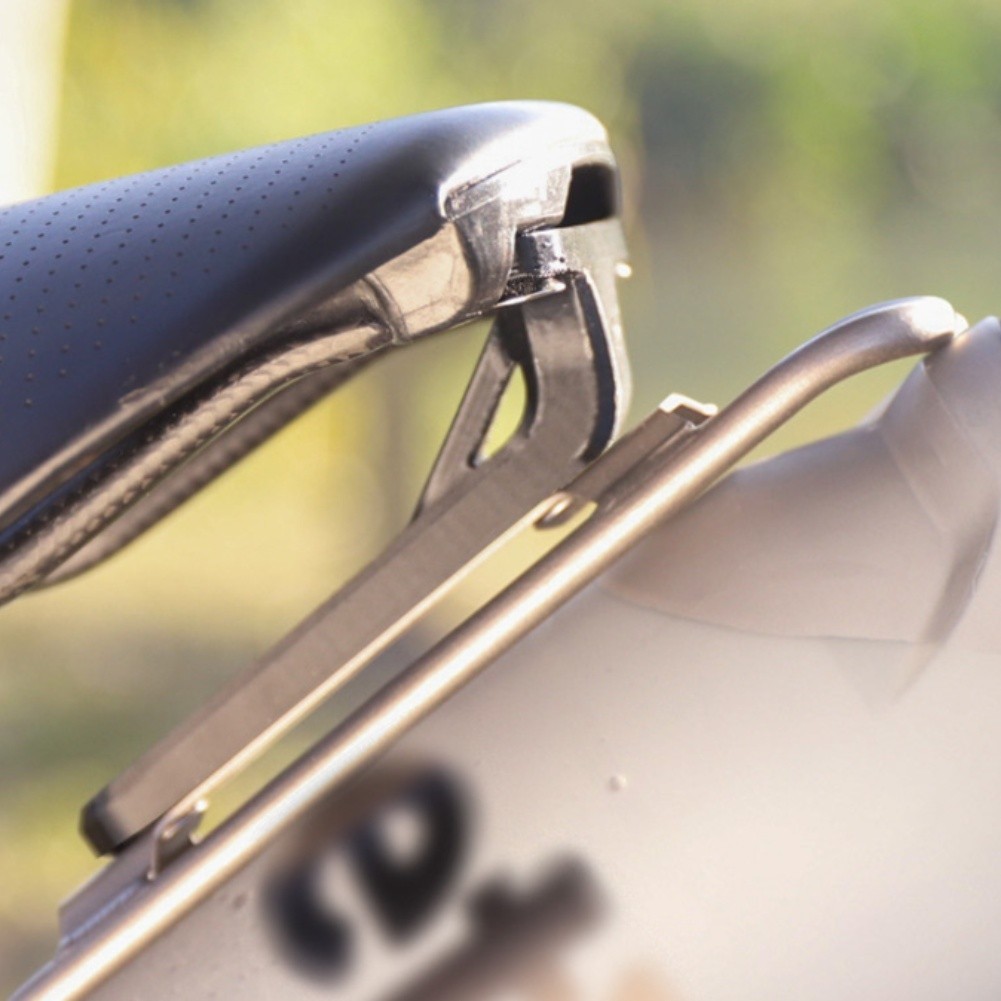 Bike Bottle Mount 3D Printed Plastic for Swat Saddle System with Metal Holes