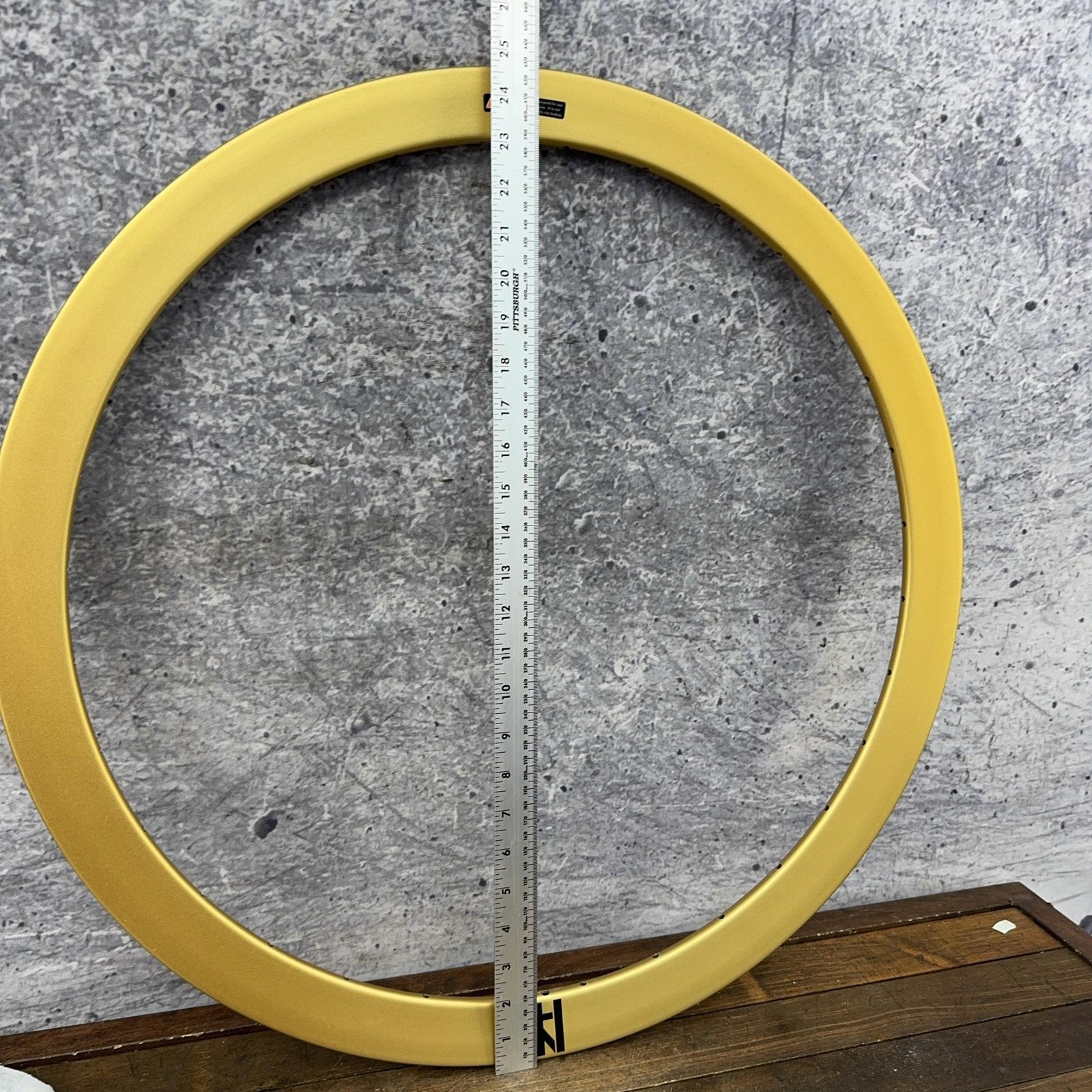 H Plus Son 700c Rim 32H Gold Clincher Aero Deep Section Track Fixed Gear 32 Hole