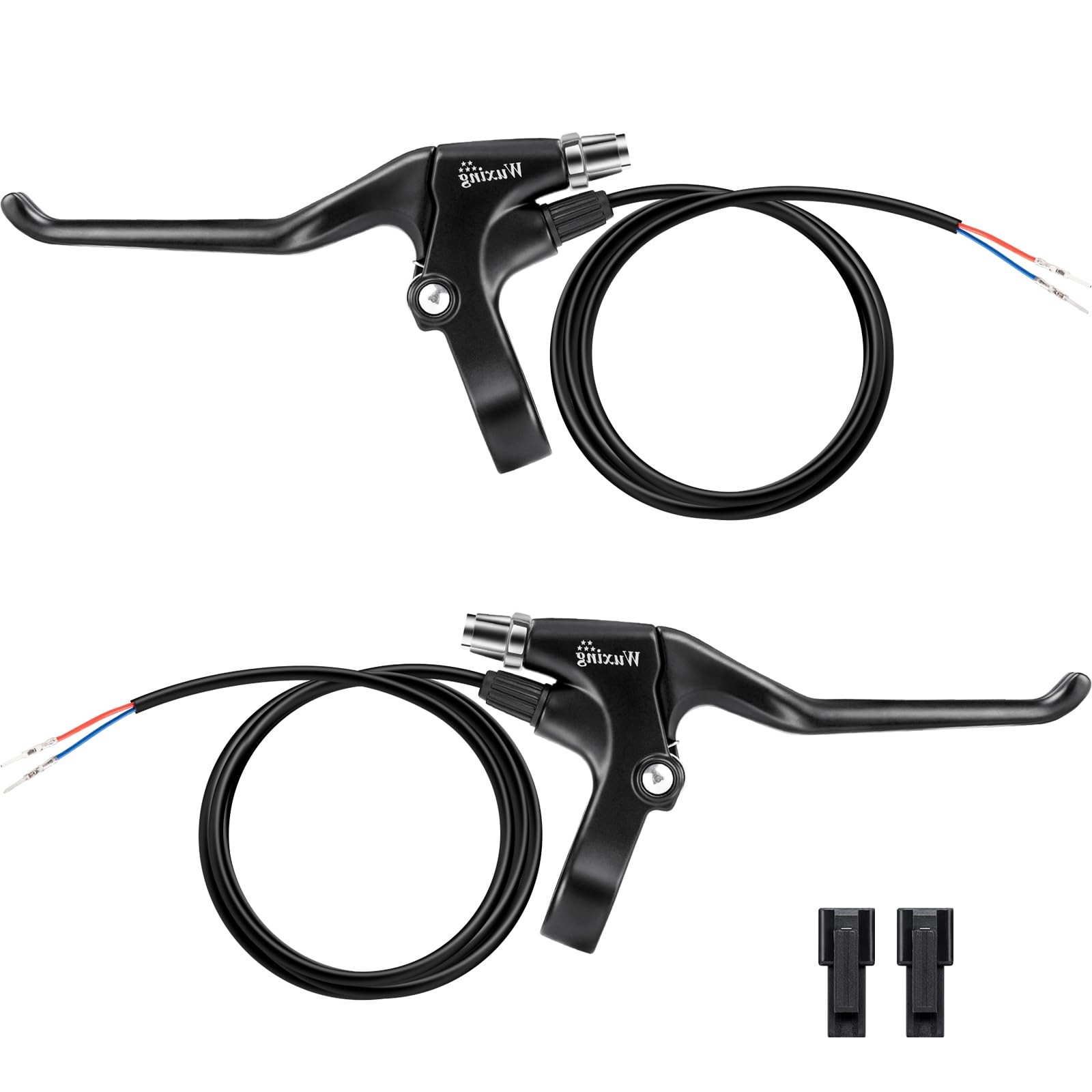 Electric Brake Levers Set with SM-2A Plug Cut Off Power E-Bike Handlebars