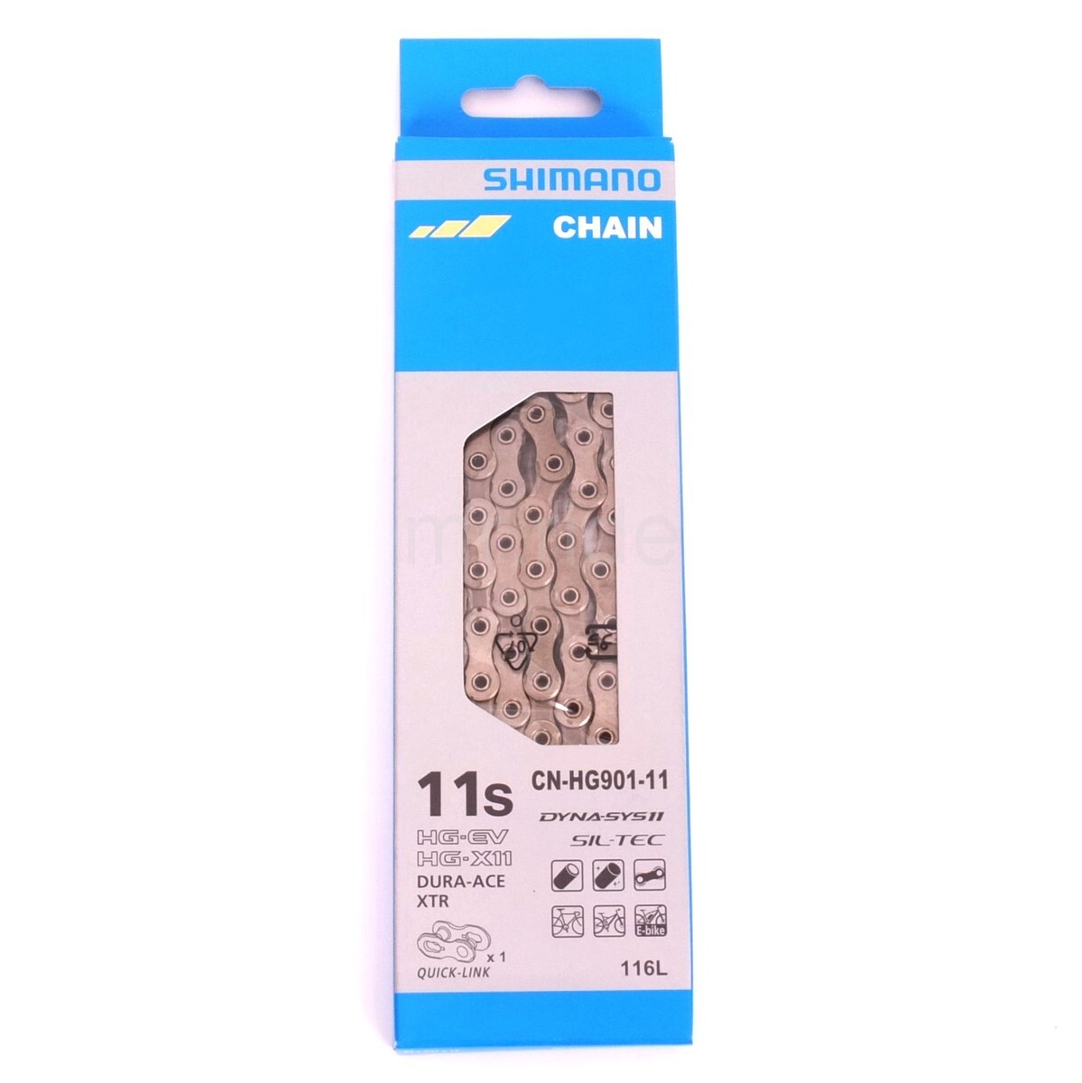 Shimano CN-HG901 11-Speed 116L Chain for Dura-Ace/XTR/E-Bike NIB