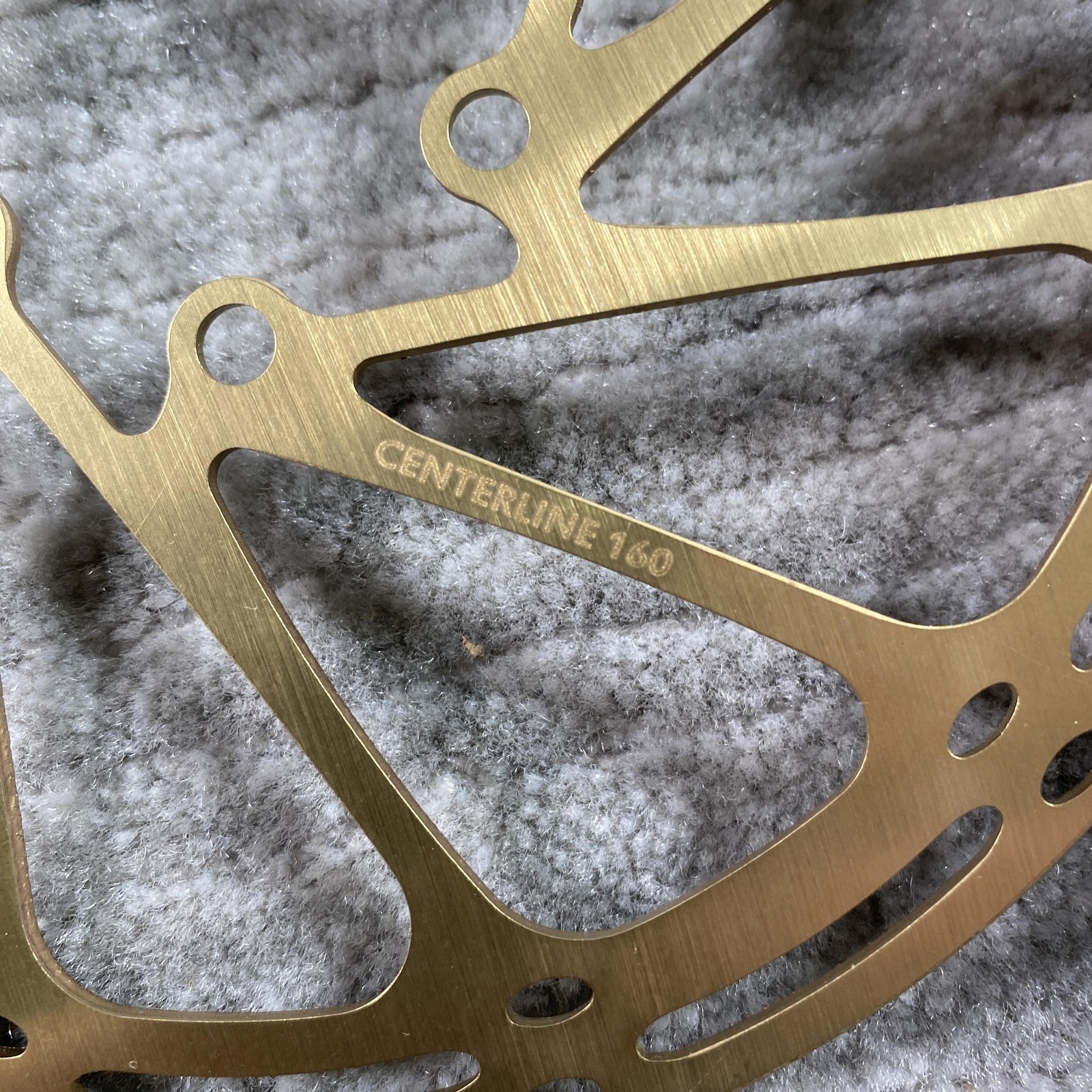 SRAM CenterLine Disc Brake Rotor 160mm 6-Bolt Gold Avid MTB Road Bike Bicycle