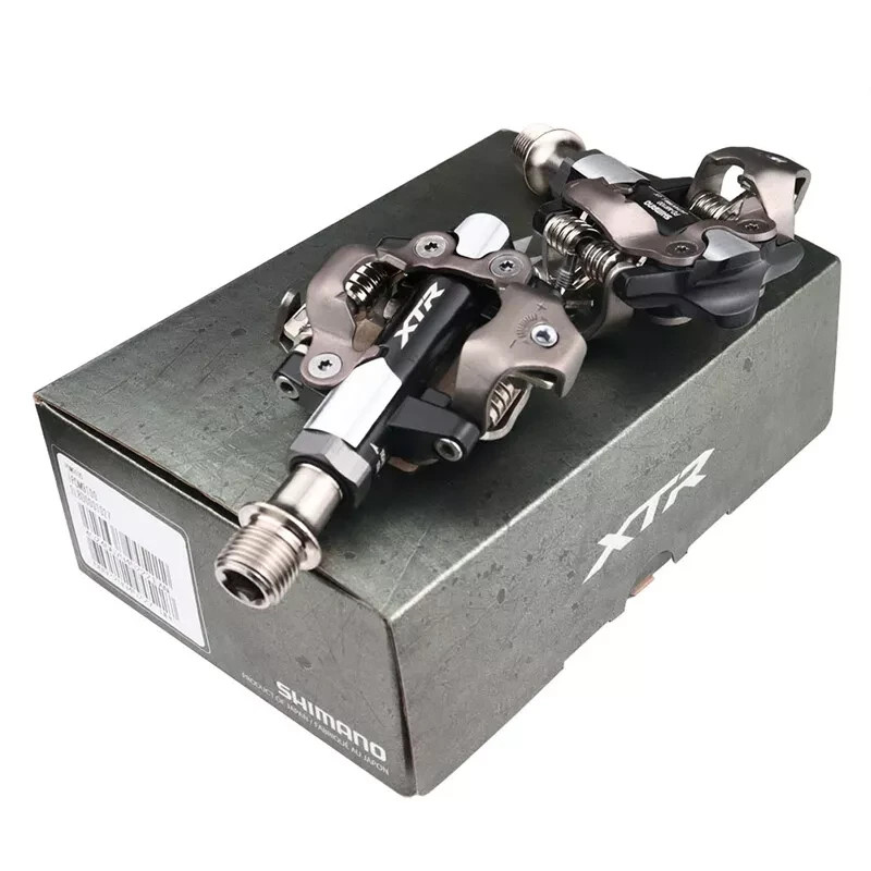 Shimano XTR PD-M9100 SPD MTB/XC Race Pedals with Cleats – Pro Bike Pedal Set