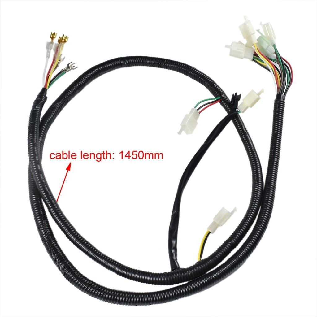 48V-64V 1000W-1800W Brushless Electric Motor Controller W/Display Wiring for ATV
