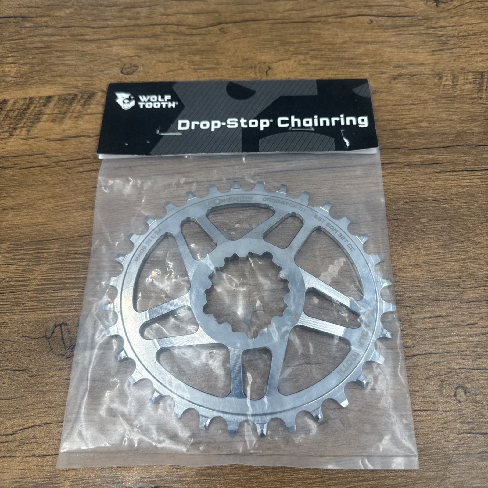 Wolf Tooth Elliptical Direct Mount Chainring – 32t, SRAM Direct, Boost, Nickel