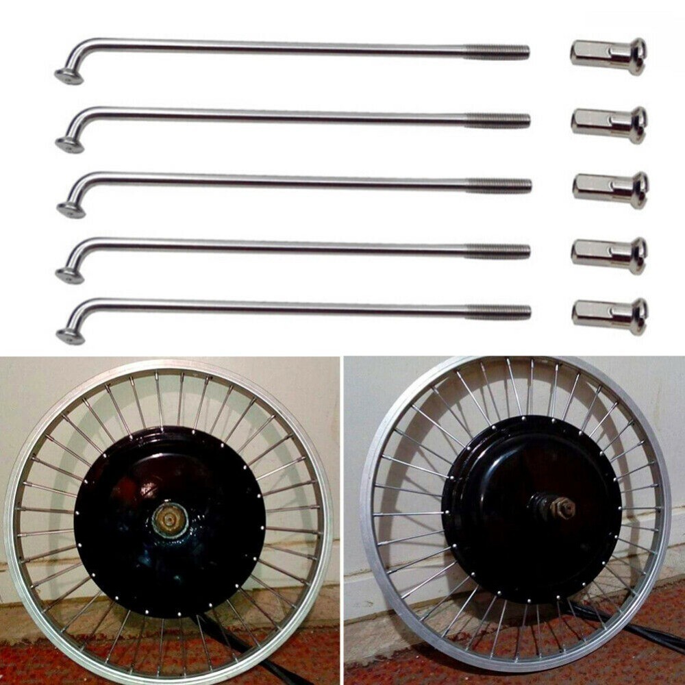 12G Electric Bicycle E-bike Wheel Tire Steel Spokes-Bike-Parts 36X 80-305mm