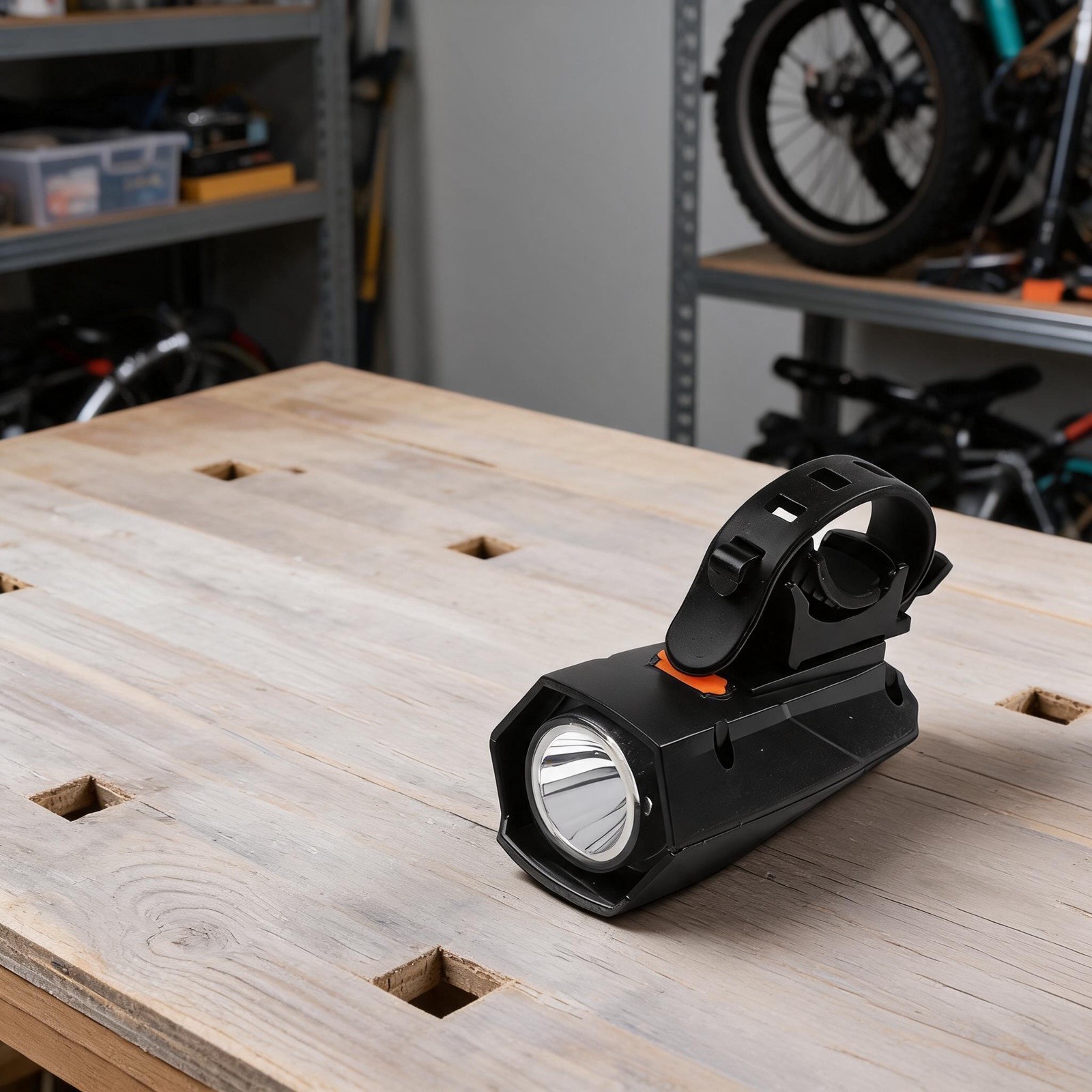 Bike Headlight Rechargeable USB Charge IPX5 Water Resistant 500m Beam 4 Modes