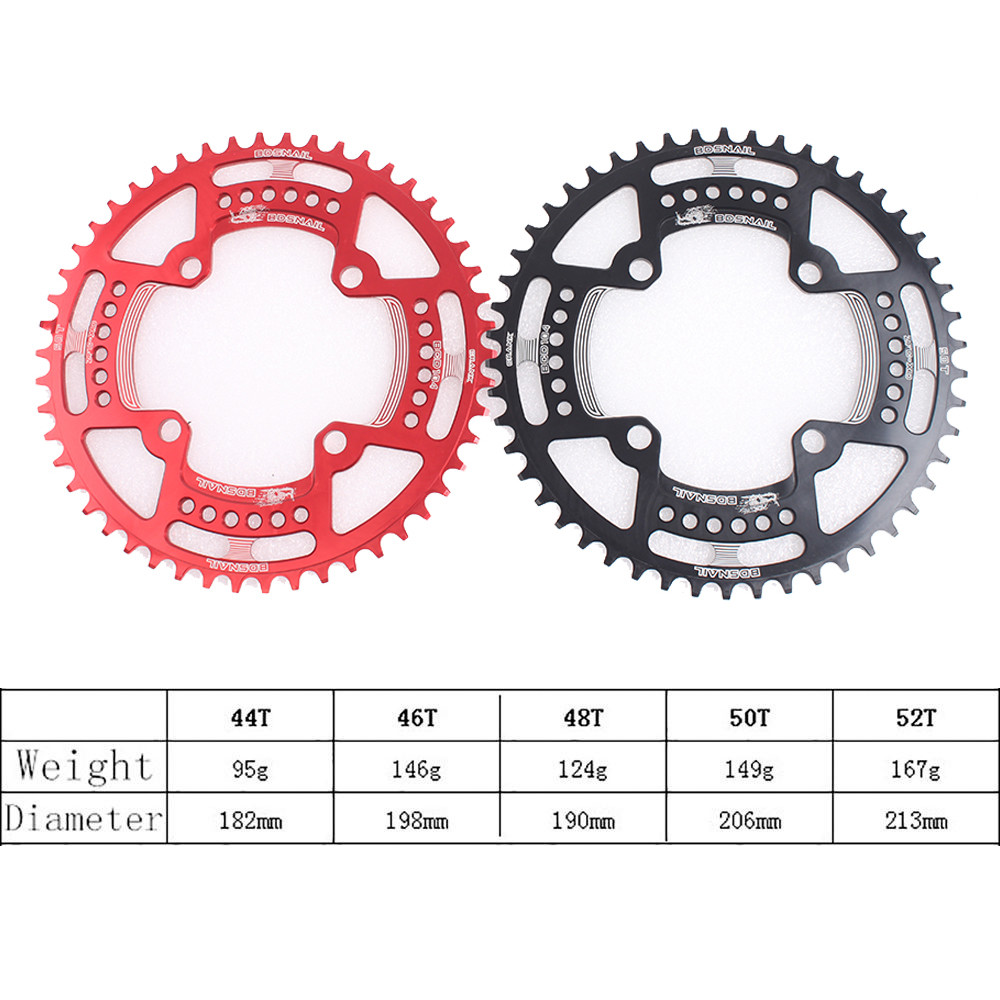 SNAIL 32T-52T MTB Bike Chainring 104BCD Narrow Wide Bicycle Sprocket Chainwheel