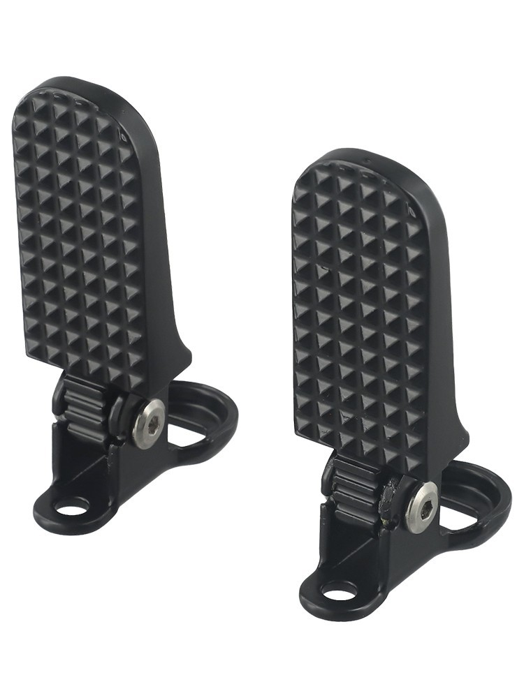Easy to Store Electric Bike Rear Footrest Peg Lightweight Foldable Pedal