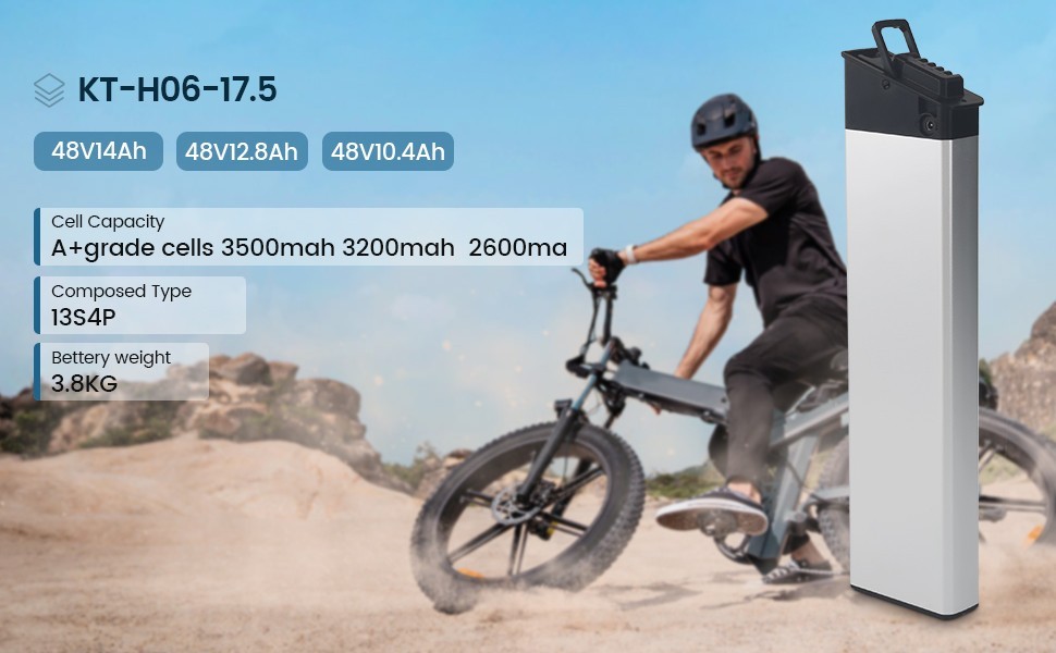 48V 10.4ah 14ah Ebike Battery for lectric xp step over 3.0 folding ebike battery