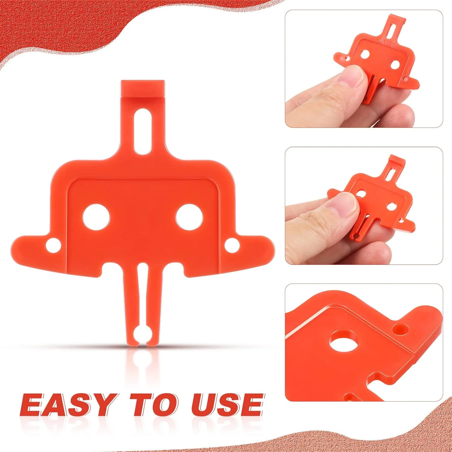 4 Pieces Bicycle Brake Spacer Disc Bike Hydraulic Disc Pads Disk Spacer Bike Bra
