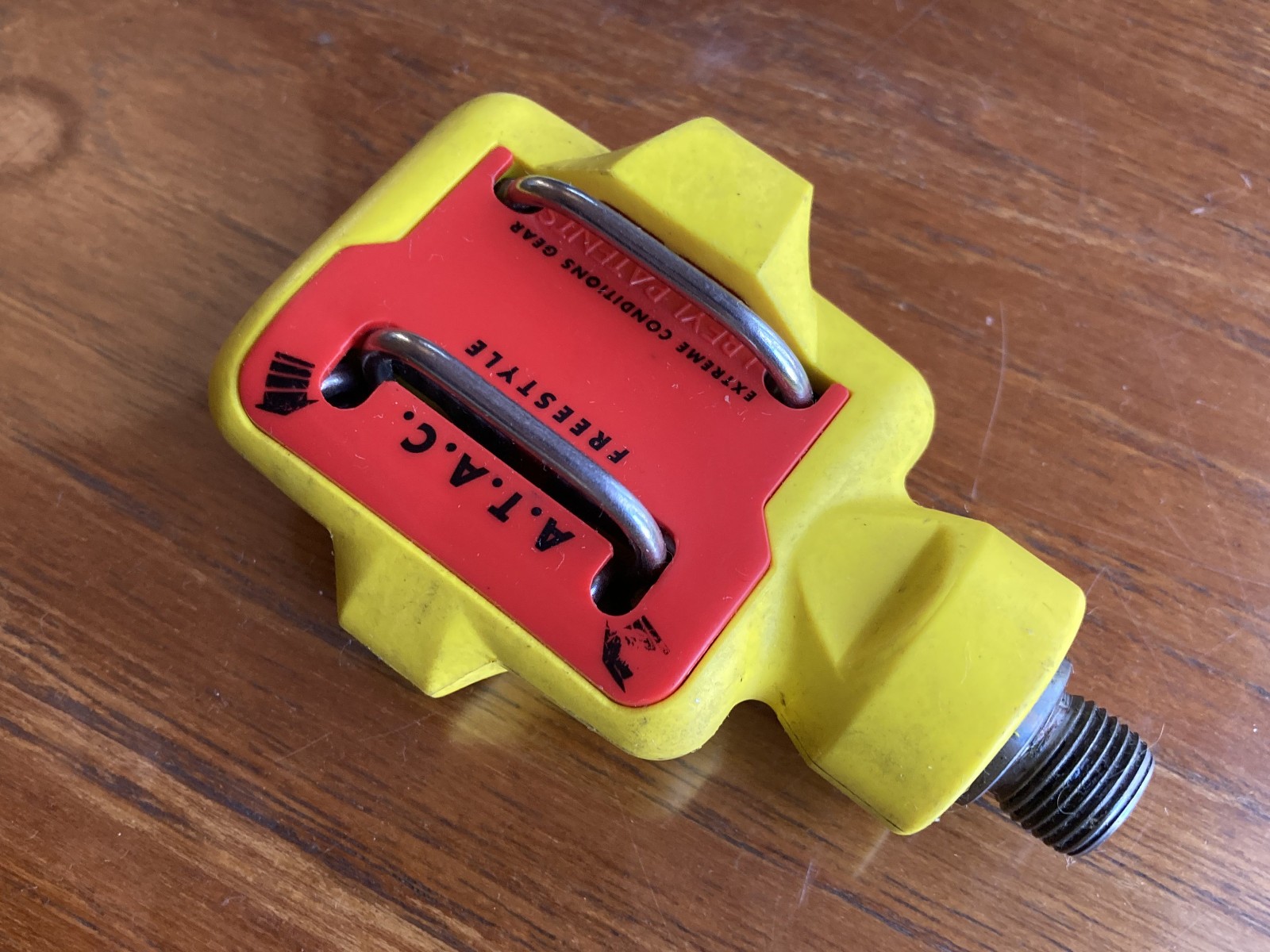NOS Single TIME ATAC Carbon Titanium Spindle Mountain Bike Clipless Pedal