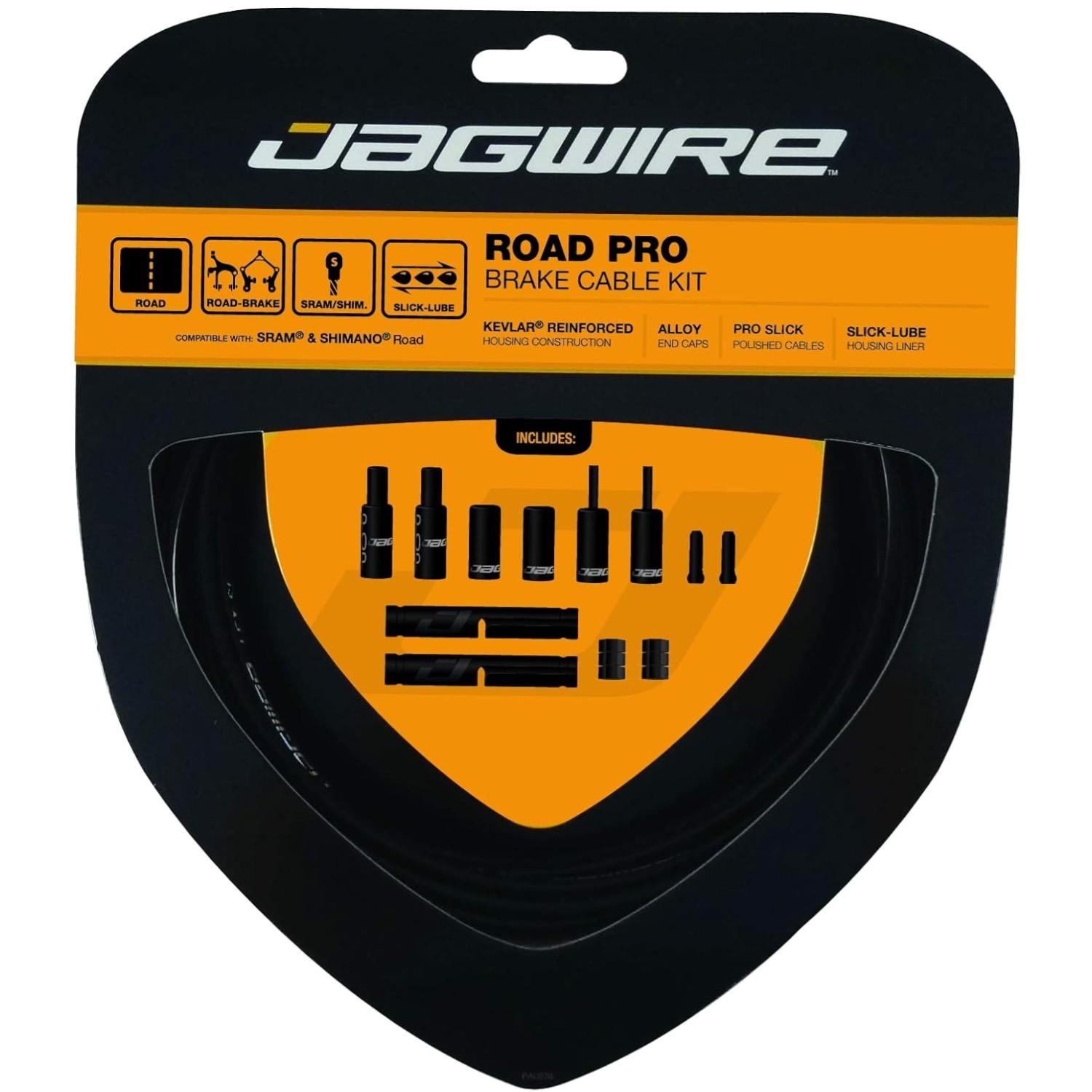 Pro Road Brake Cable Kit, Black, Shimano/SRAM Compatible