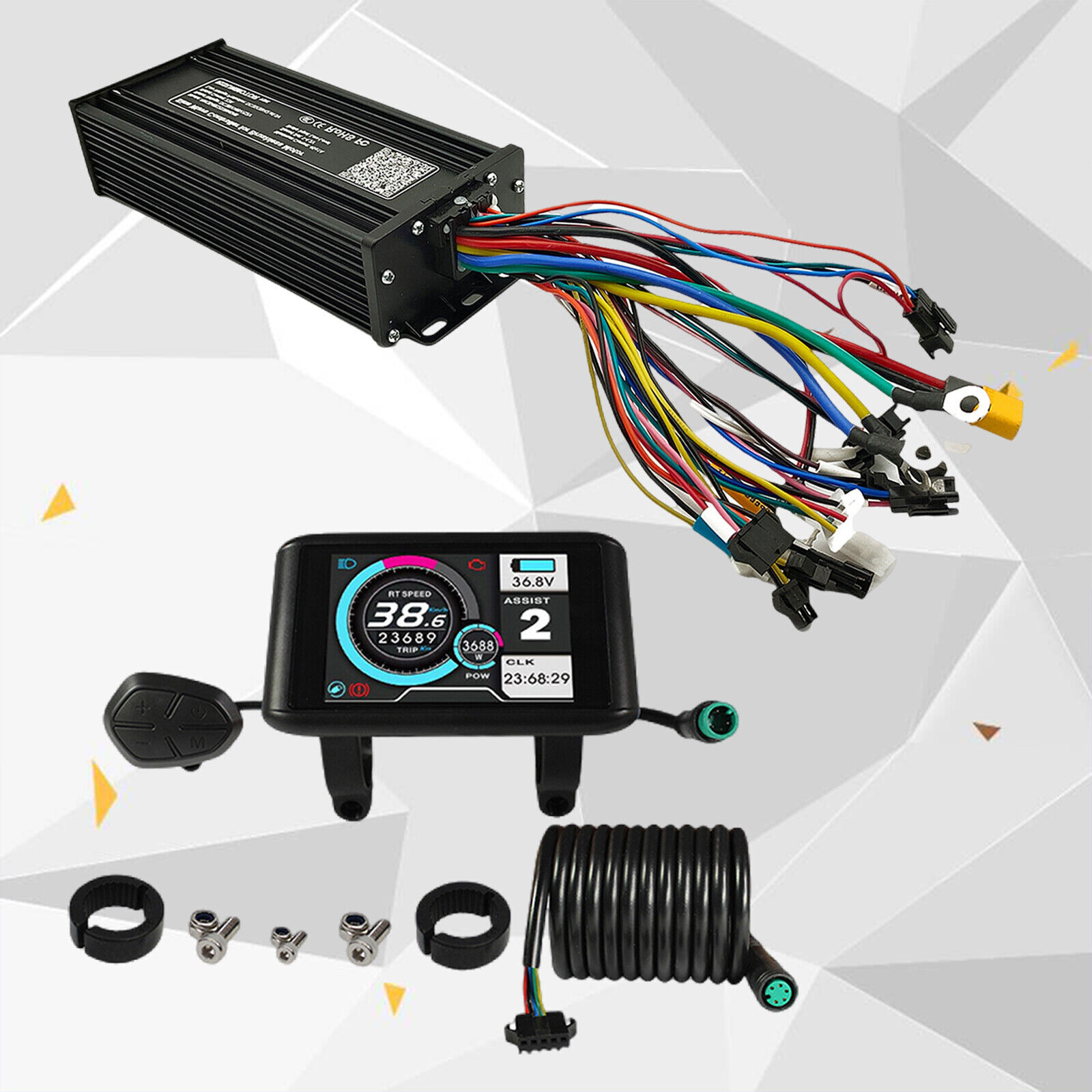1500W-3000W 48V 52V 60V 72V 45A Sine Wave Controller with Colorful LCD Displayh1