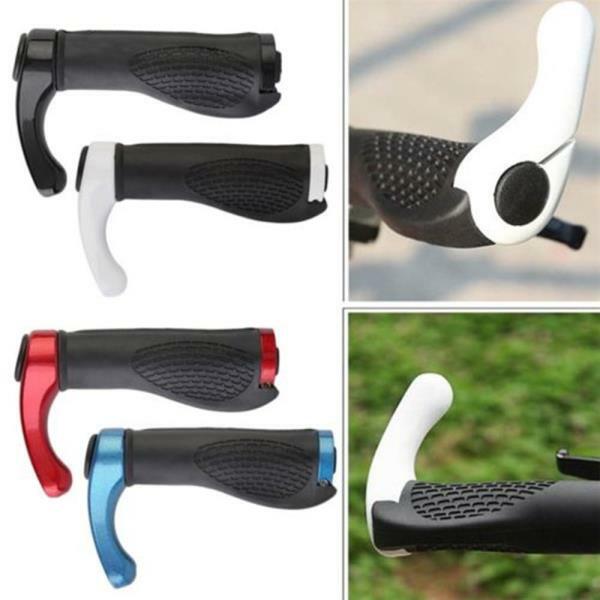 Bike Grips Rubber Mountain Bicycle MTB Handlebar Ergonomic Cycling Lock On Bar