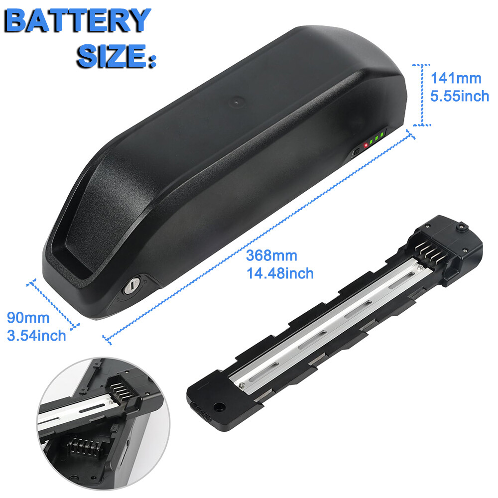 48V 30Ah Jumbo/New Hailong EBike Battery Lithium for 250w-1500W Electric Motors