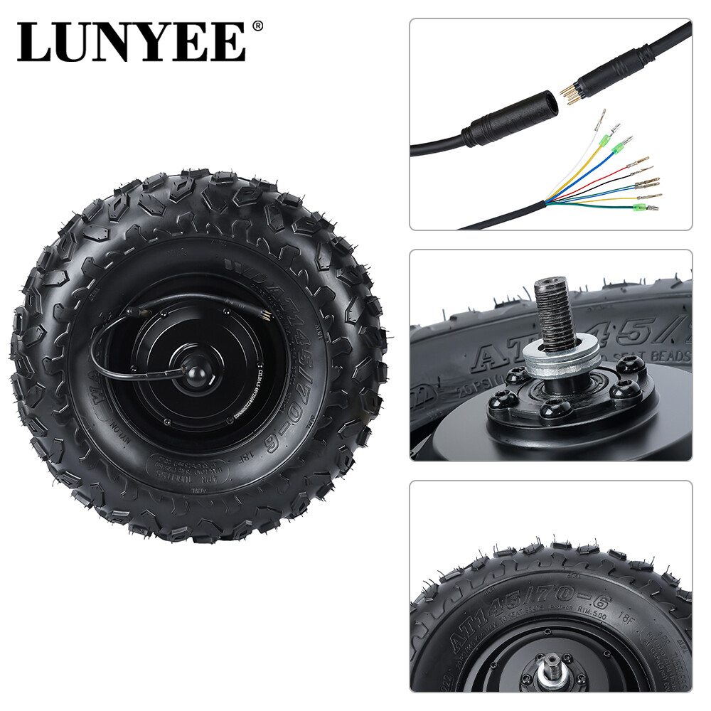 14.5 inch Geared Hub Motor 70N.m High Torque Motor Brushless Wheelbarrow Wheel