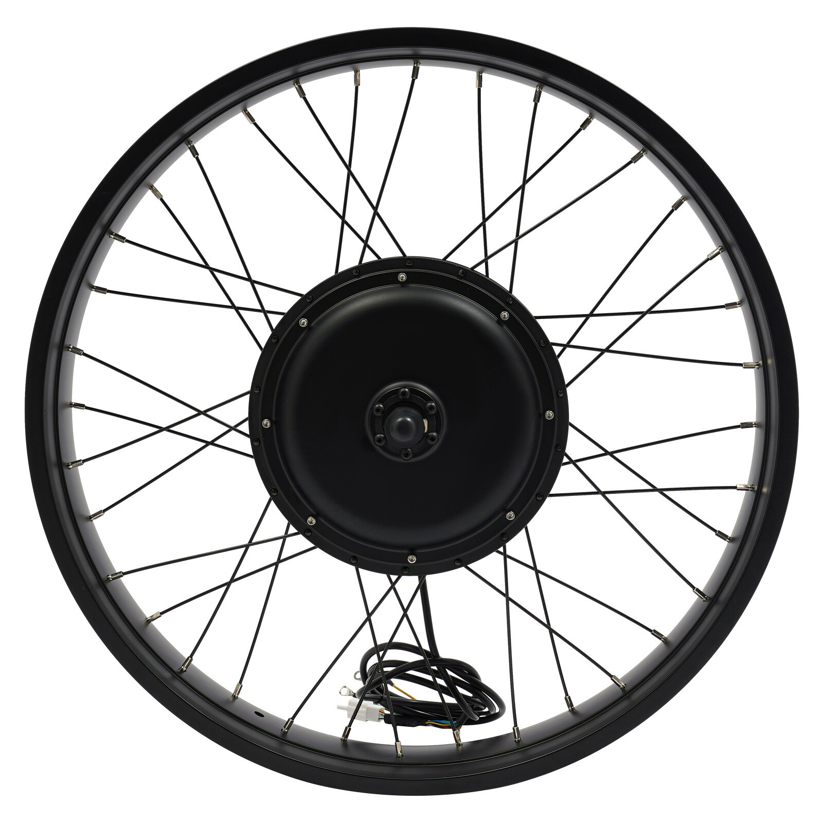 26×4″ 48V Electric Bicycle Front Wheel Hub Motor LCD E-Bike Conversion Kit 1500W