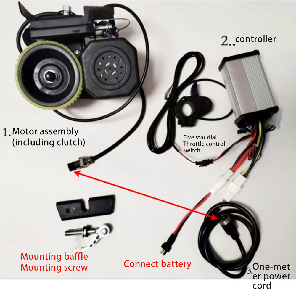 Electric bike Conversion Kit 24V 36V brushless motor Friction Drive Motor DIY