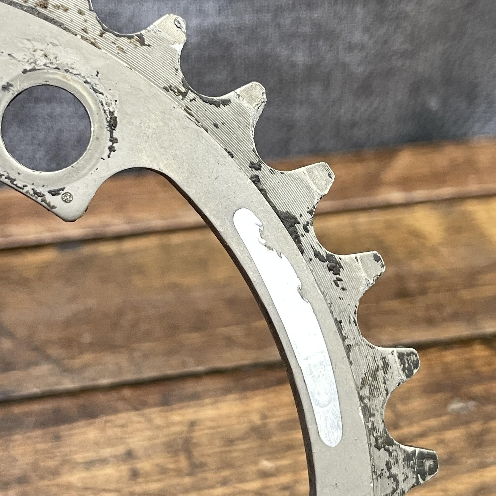 VIntage SR 36T Chainring 110 BCD 5-Arm Silver Aluminum MTB Bike Middle Ring