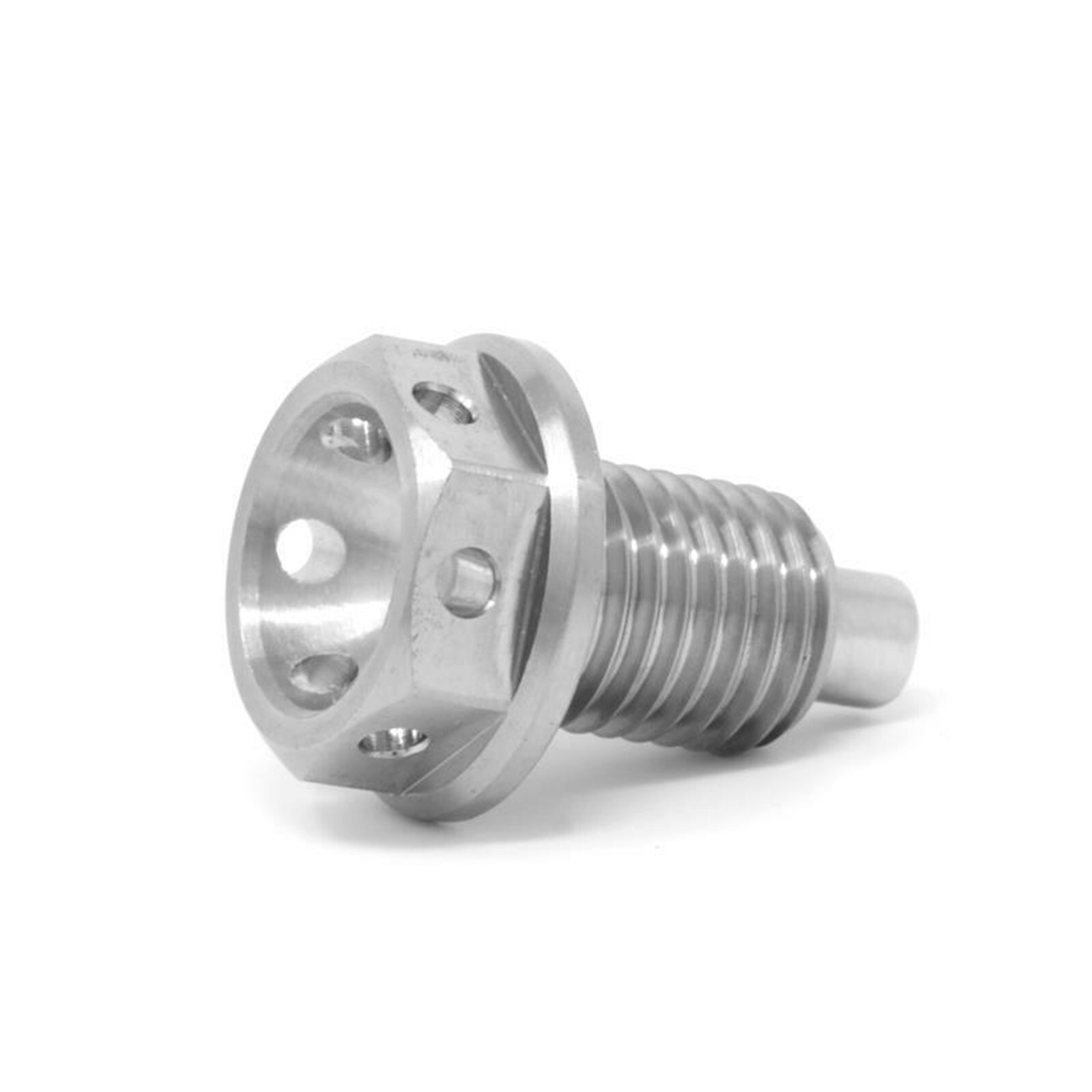 1 Pcs Titanium Flange Hex Head Bolt Drilled for Engine Sump Bolt M12 M14 M16 M20