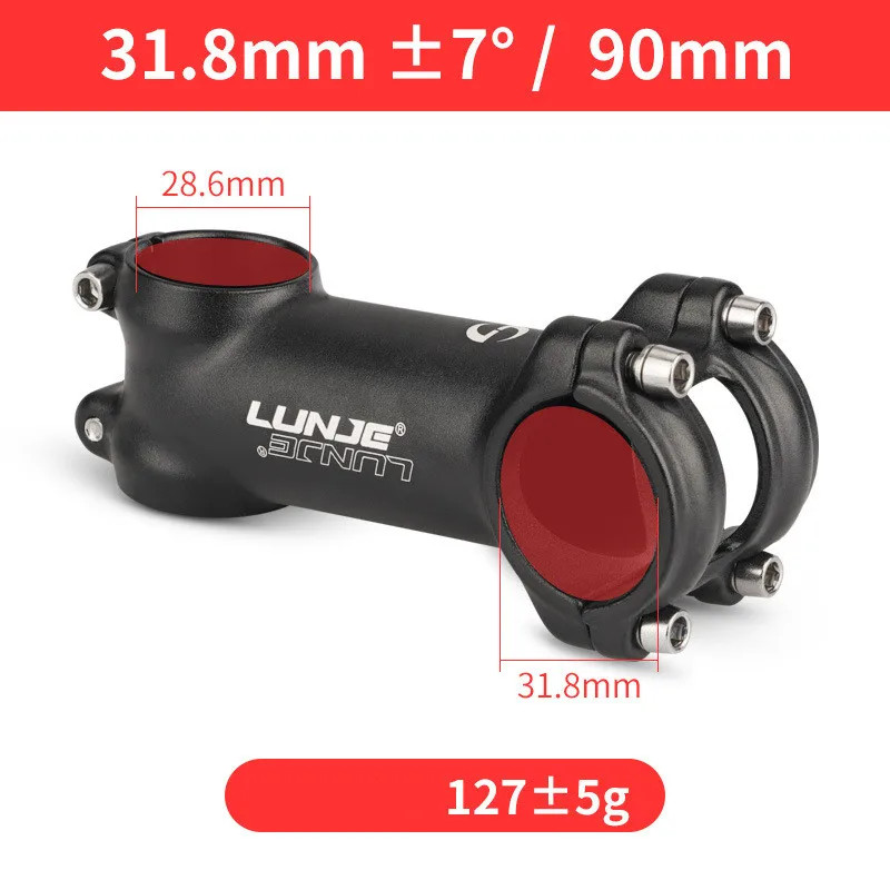 Bike Stem 7° 50-100mm 25.4/31.8mm MTB Road Ultralight Handlebar