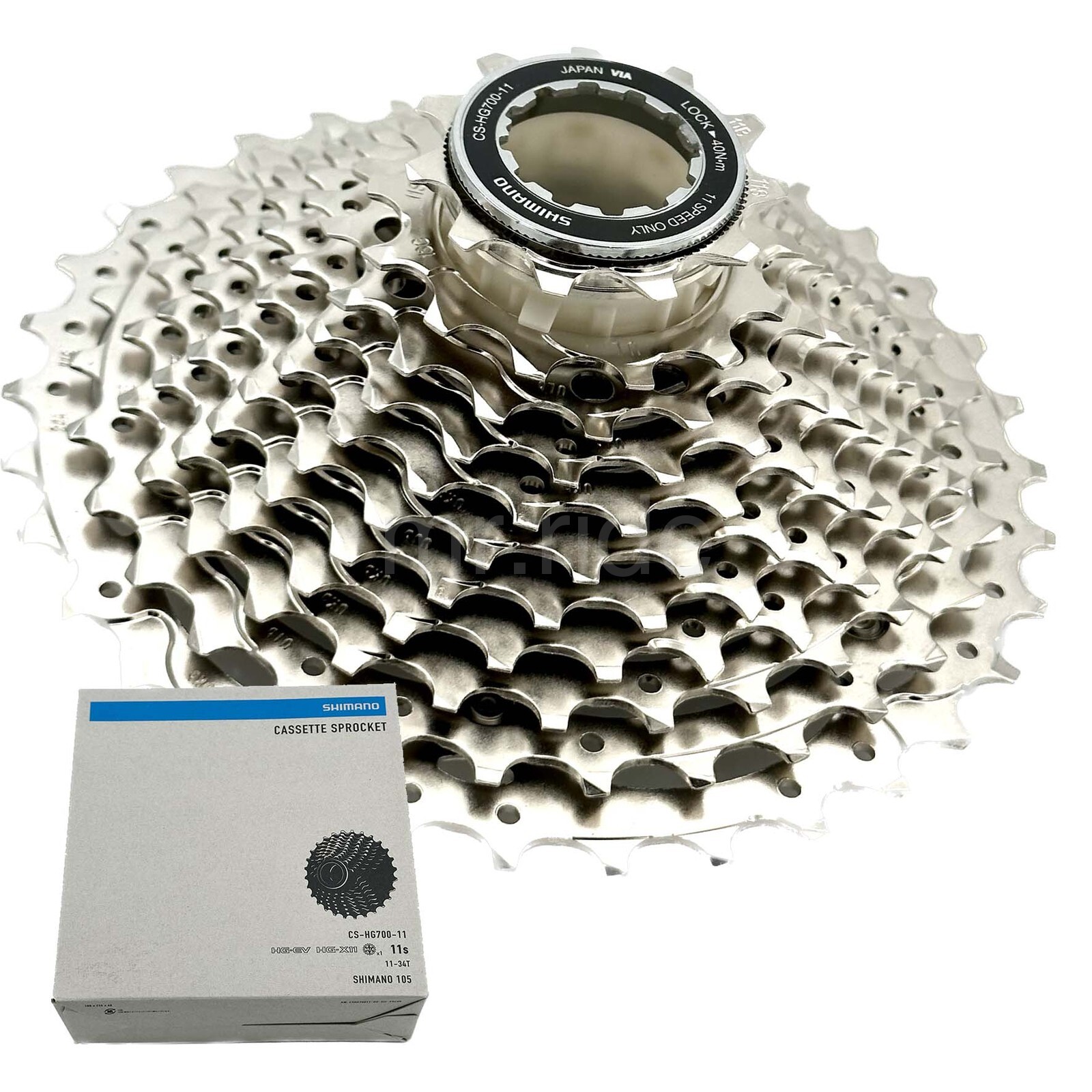 Shimano 105 CS-HG700-11 Cassette Sprocket 11 speed 11-34T+CN-HG601 Chain 116L