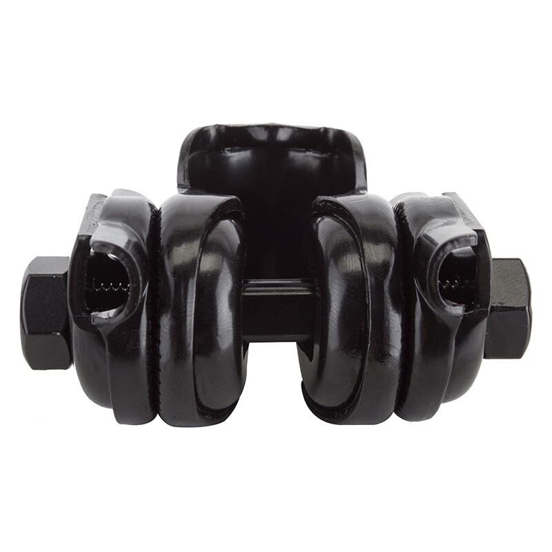 BLACK BIKE BICYCLE SEATPOST SEAT SADDLE BINDER CLAMP SINGLE RAIL NEW