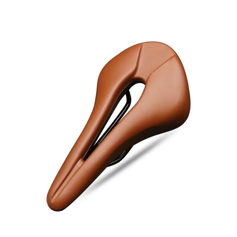 Breathable PU Leather Soft Comfortable MTB Mountain Road Bicycle Saddle Seat