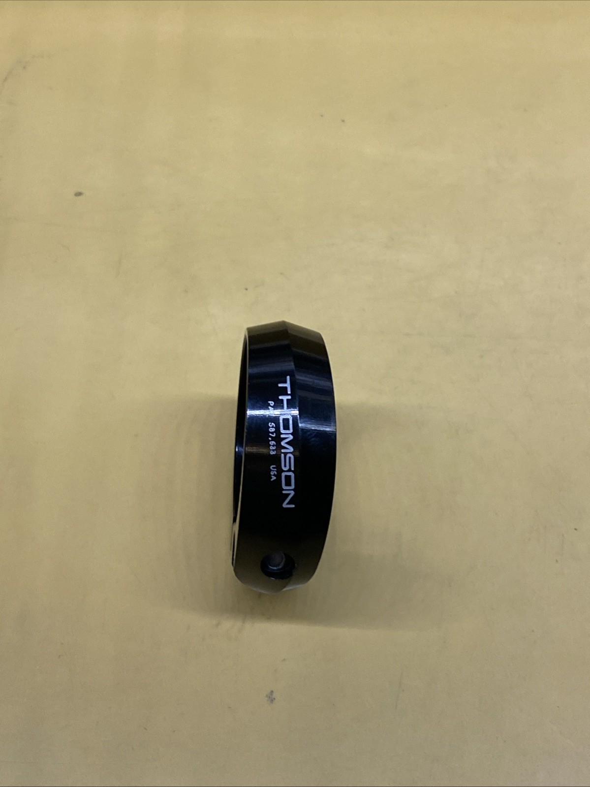 Black Thomson 34.9 Bolt-on Seatpost Clamp