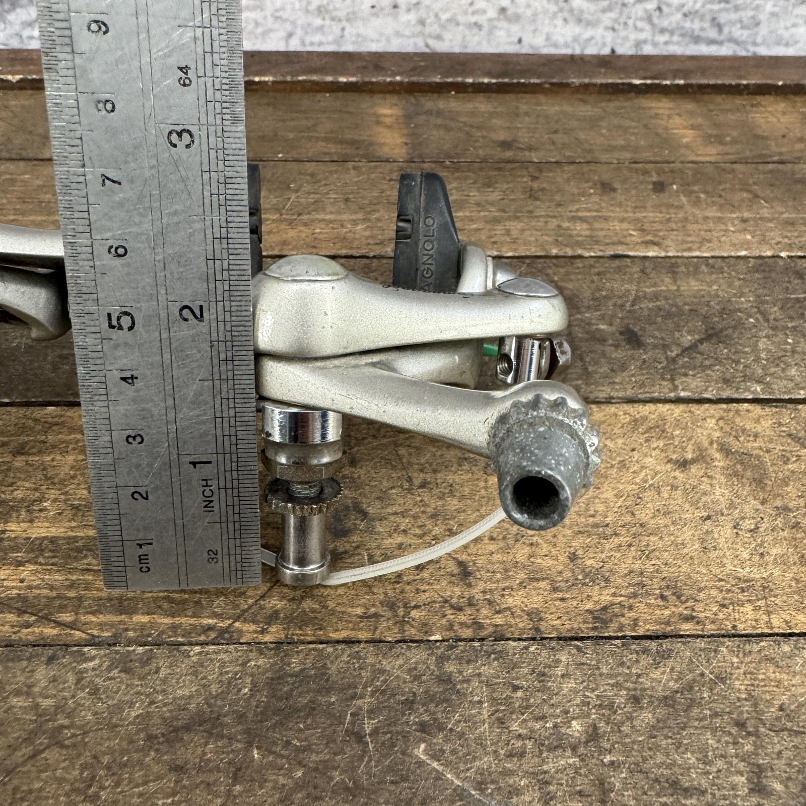 Vintage Campagnolo Caliper Brakes Set Silver F/R Road Racing Bike Side Pull 90s