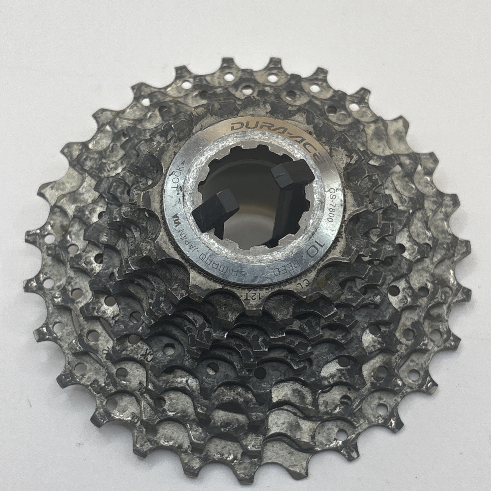 Shimano Dura-Ace CS-7800 10 Speed Cassette Lock 40N.m Road Bike 🇯🇵 UNCLEANED