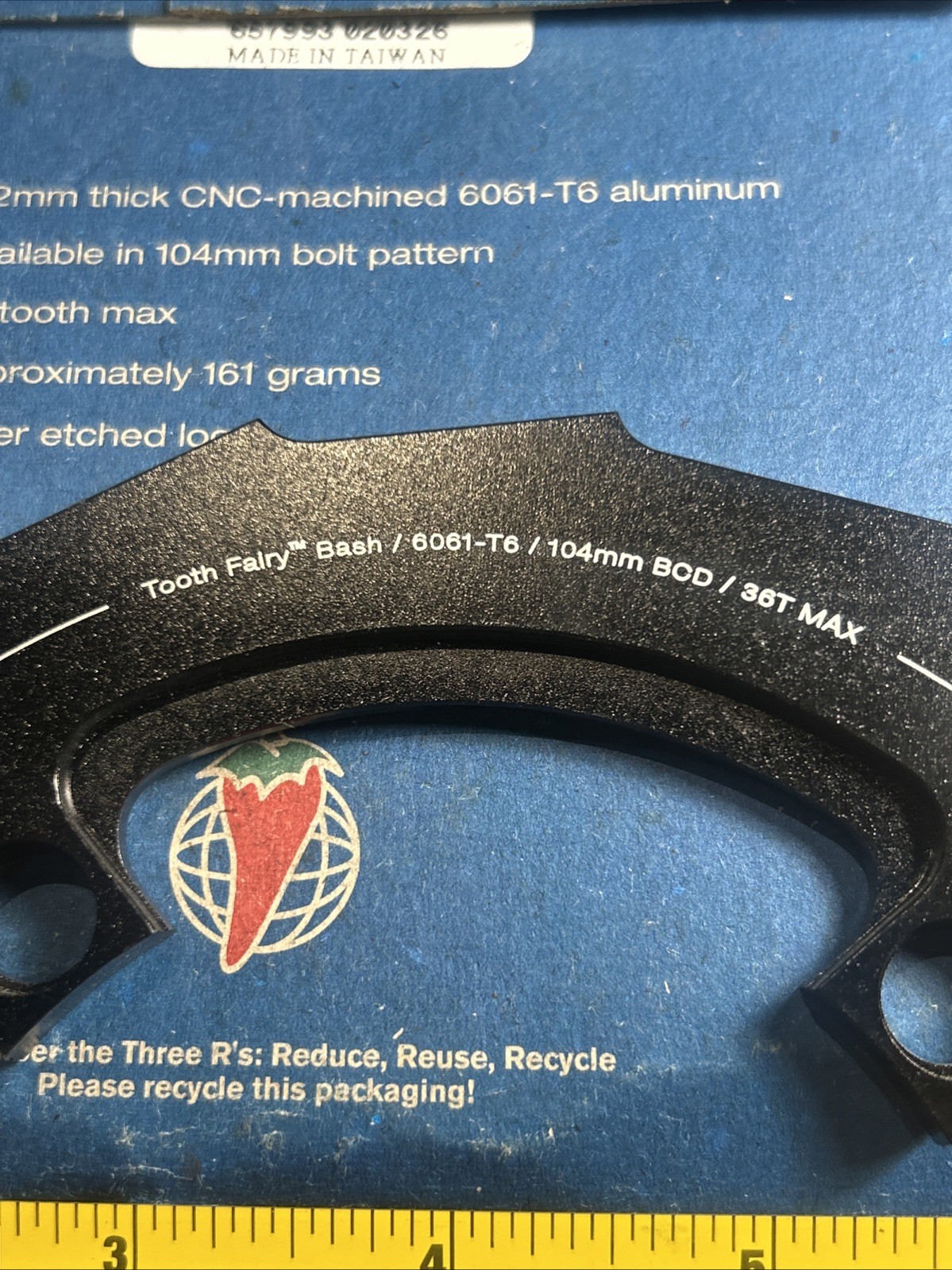 Salsa Tooth Fairy Triple Chainguard 36T Max Chainring 104 mm Spacing
