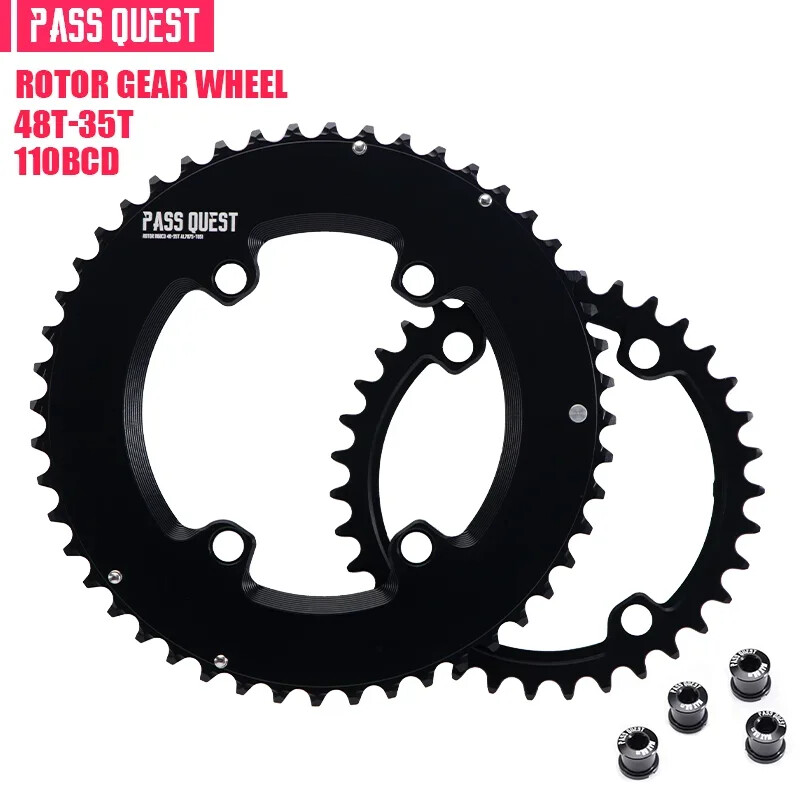 110BCD Chainring Road Bike for ROTOR 4 Claw Double Chainring 52-36/53-39/56-42T