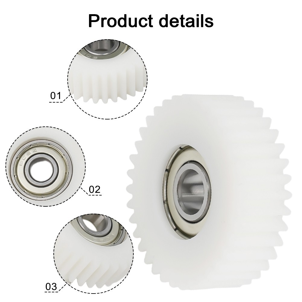 3pcs 36 Teeth 47.5×13.5mm Electric Bike Motor Nylon Planetary Gears With Bearing